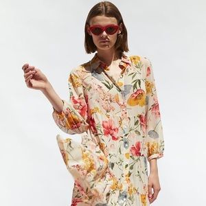 Zara Floral Print Dress